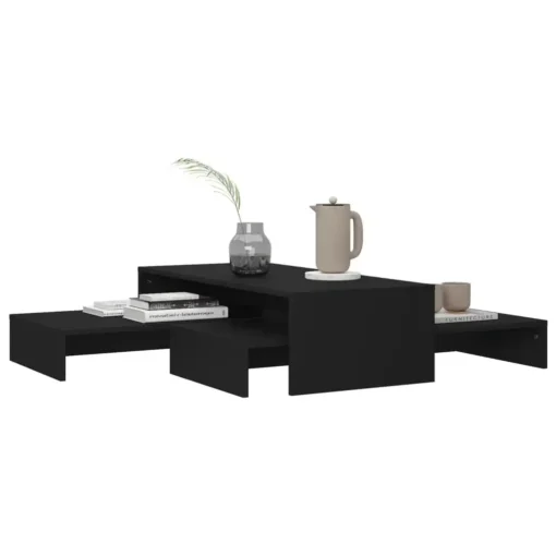 Ensemble de Grandes Tables Basses Nordiques Noires