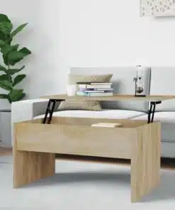 Table Basse Relevable en Bois Sonoma