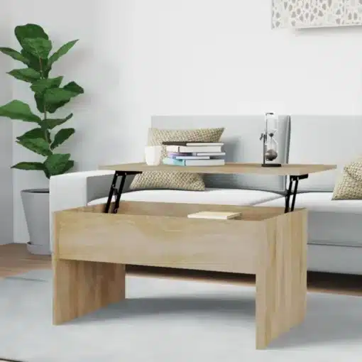 Table Basse Relevable en Bois Sonoma