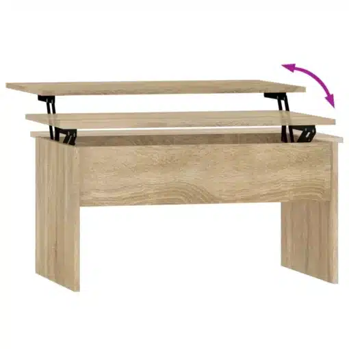 Table Basse Relevable en Bois Sonoma