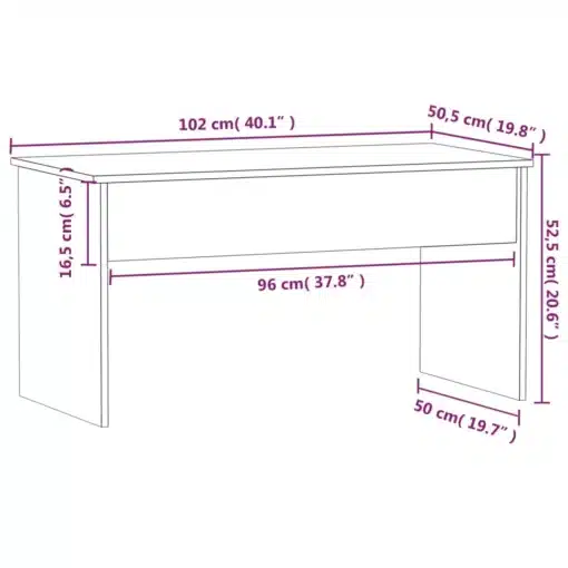 Table Basse Blanche Relevable Extensible