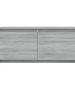 Table Basse Nordique en Bois Gris Sonoma avec Tiroirs