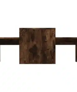 Ensemble de Table Basse en Chêne Fumé