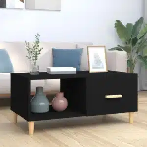 Table Basse Noire en Bois