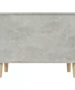 Petite Table Basse Relevable Bois et Gris