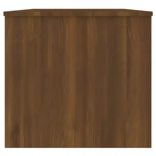 Table Basse Relevable en Bois de Chêne Massif Marron