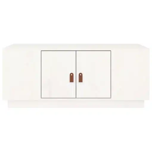 Table Basse Rectangulaire Bois de Pin Blanc