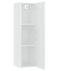 Meuble Mural Suspendu pour Salon en Bois Blanc