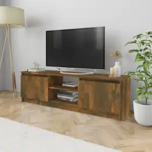 Meuble TV en Bois de Chêne fumé